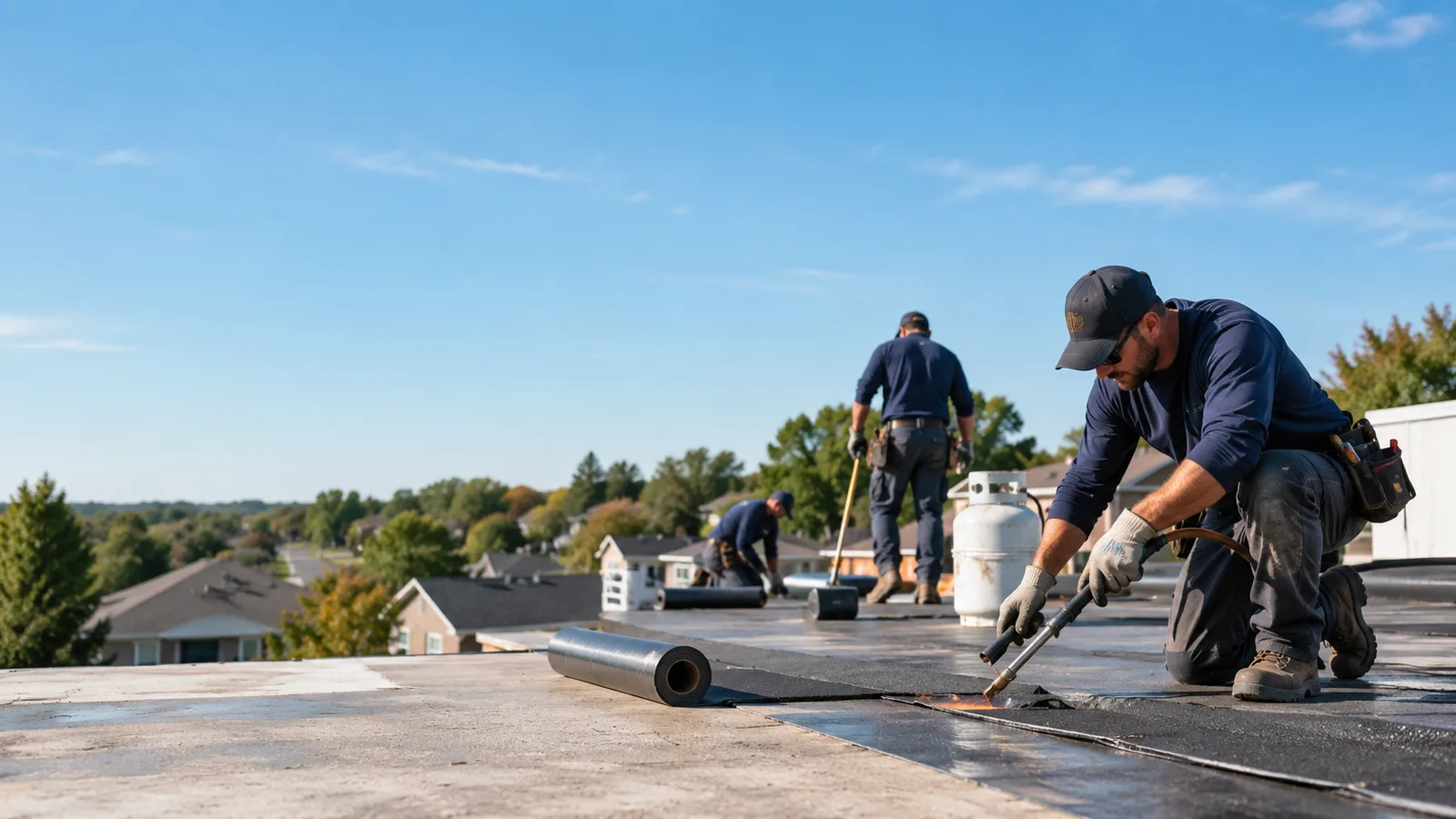 Flat Roof Leak Repair providers in Oakes, ND